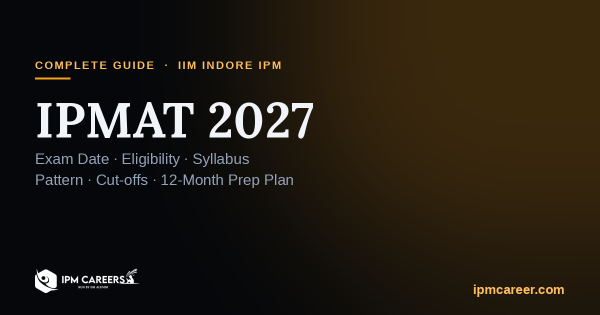 IPMAT 2027: The Complete Guide to Exam Date, Eligibility, Syllabus, Pattern & Preparation