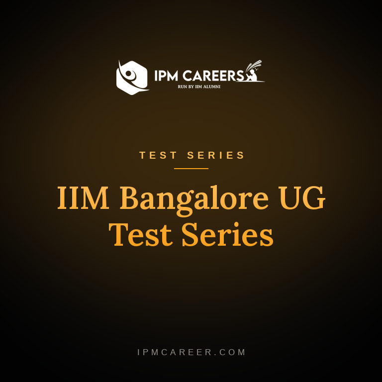 IIM Bangalore UG Test Series