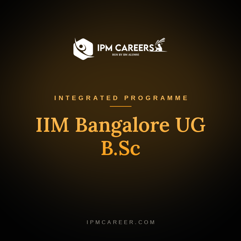 IIM Bangalore UG B.Sc Course