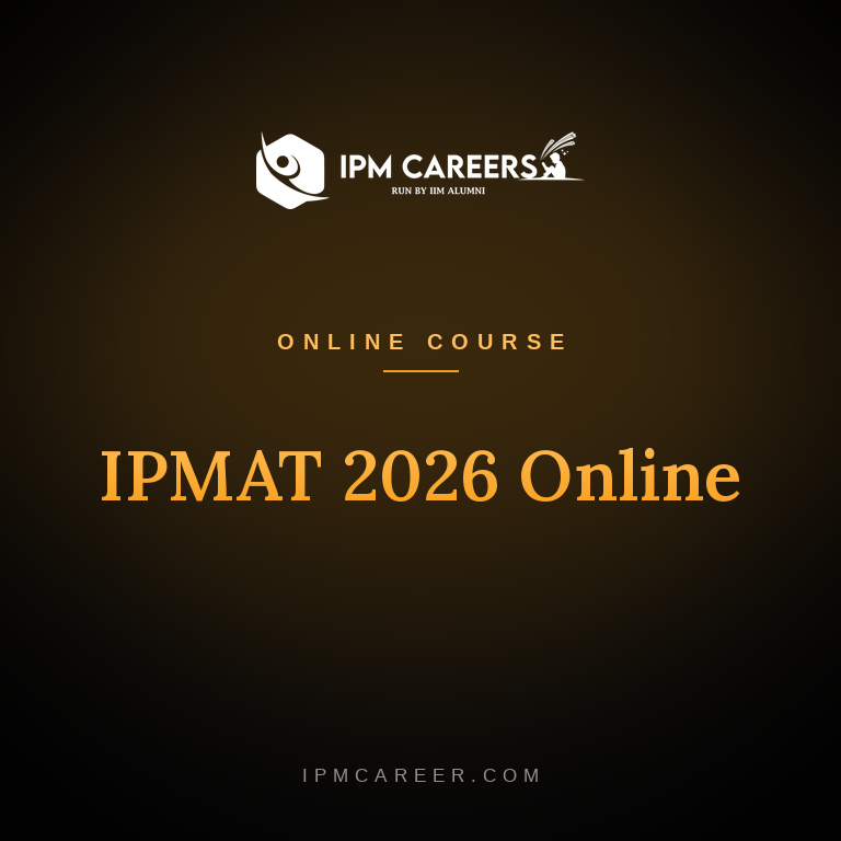 IPMAT 2026 Online Course