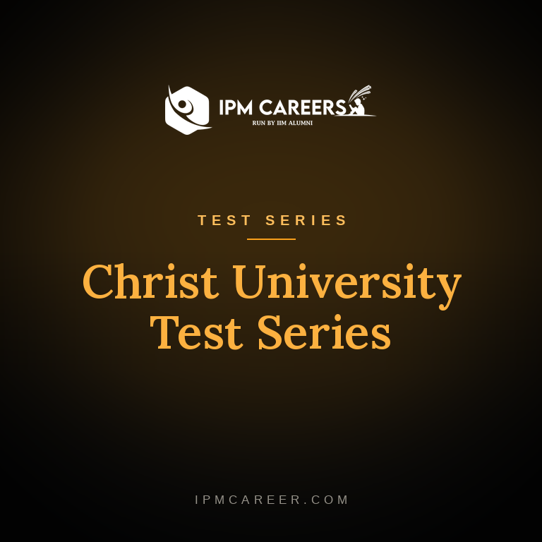 Christ University Test Series