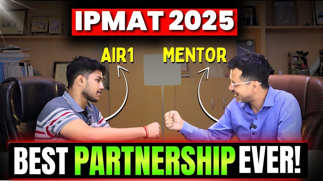How to become AIR 1 in IPMAT? — S. Nikhilesh's strategy